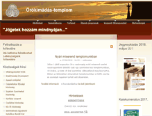 Tablet Screenshot of orokimadas.hu
